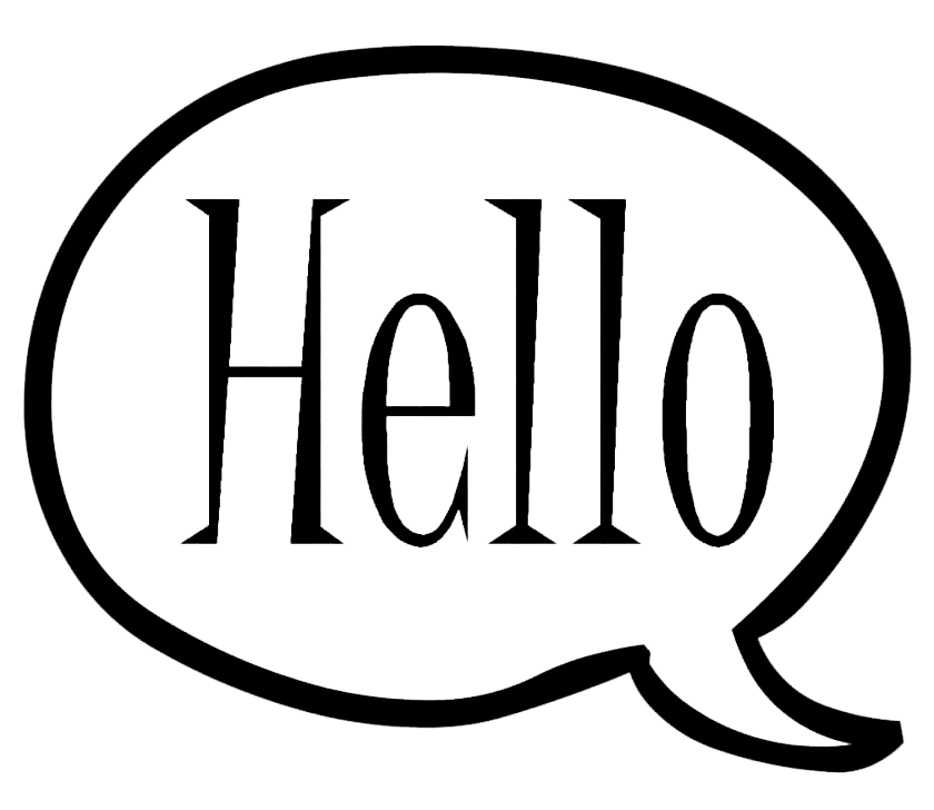 saY hello!